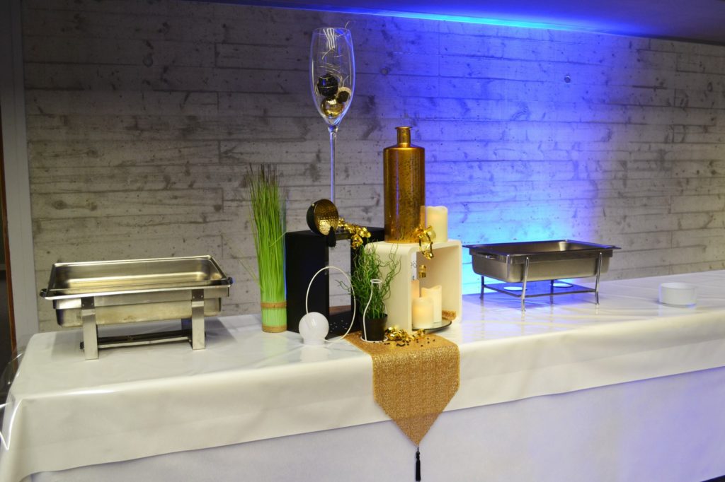 Scénographie de la salle des fêtes d'Arcis sur Aube