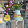 Vitrines de Pâques pour une boucherie