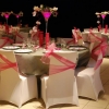 Mariage gris blanc fuchsia