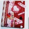 Livre d'or rouge et blanc