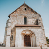 Eglise décorée avec fleurs de Pampa