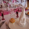 Décoration complète, mousse florale conçues en gâteaux