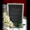 Le tableau du menu.