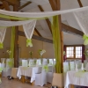 Mariage vert et blanc