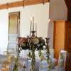 Chandelier mariage romantique