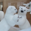 Vitrine de Noël en Laponie
