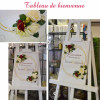 Tableau de bienvenue pour mariage