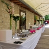 Décoration du vin d'honneur, fleurs naturelles  au Domaine de Vermoise