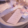 Menu cartonné en étui