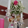 Centre de table chandelier fleuri