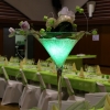 Centre de table vase martini