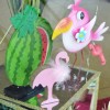 Flamands-rose-et-ananas