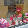 Vitrine de St Valentin Panthère rose