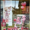 Vitrine de St Valentin Panthère rose