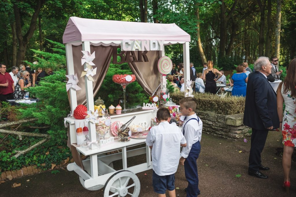 candy bar taupe et rose 