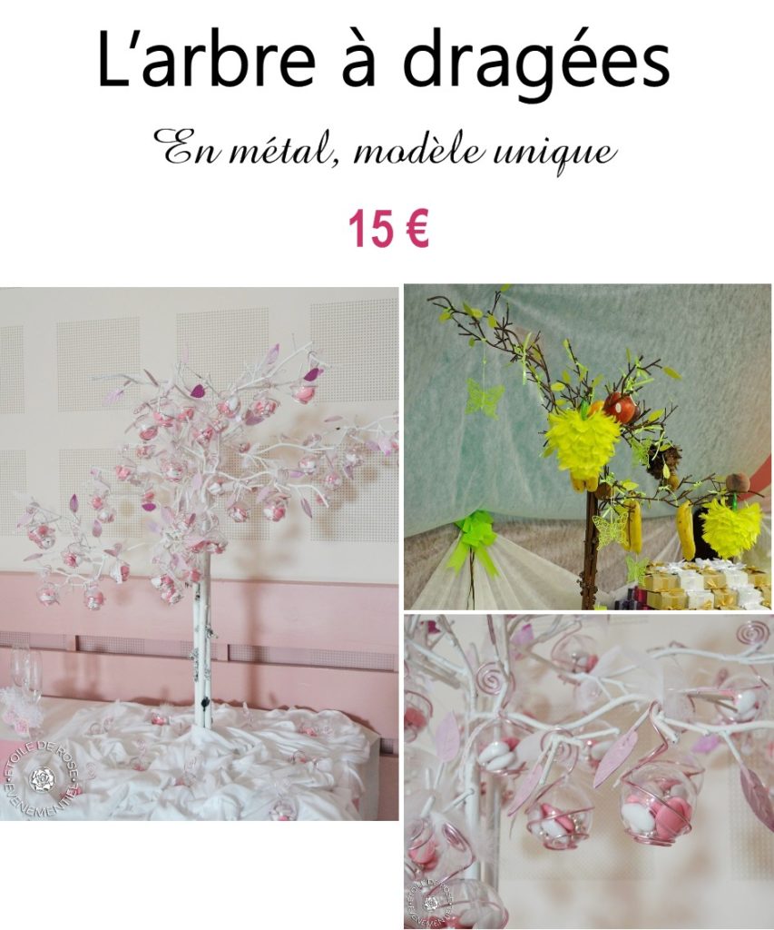 Arbre à dragées modèle unique