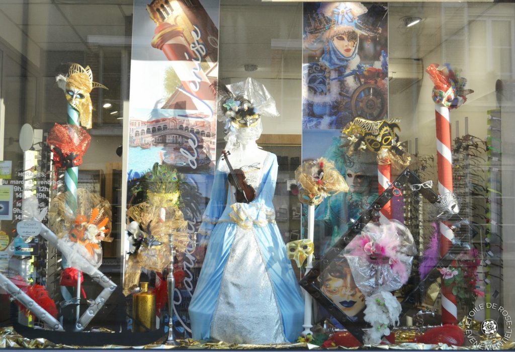 Vitrines carnaval de Venise